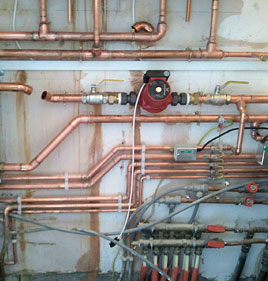 Commercial central heating system
